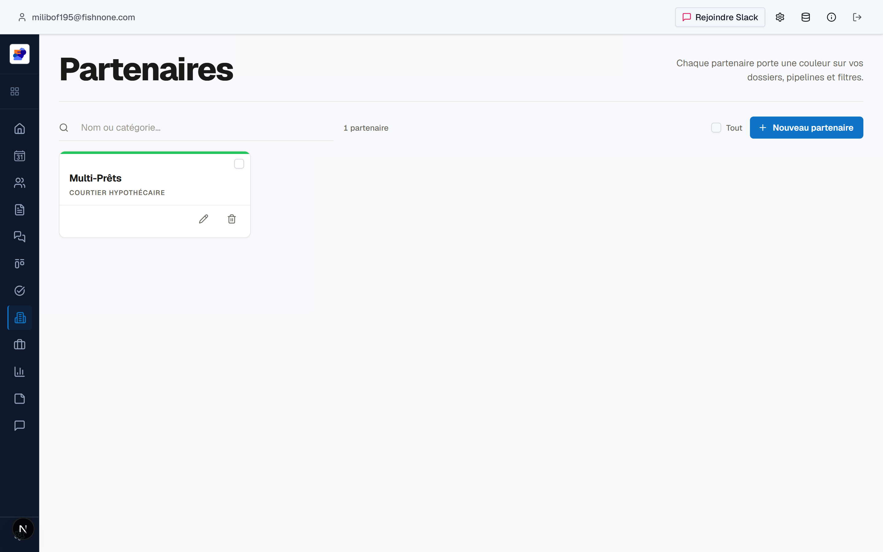 Page Partenaires